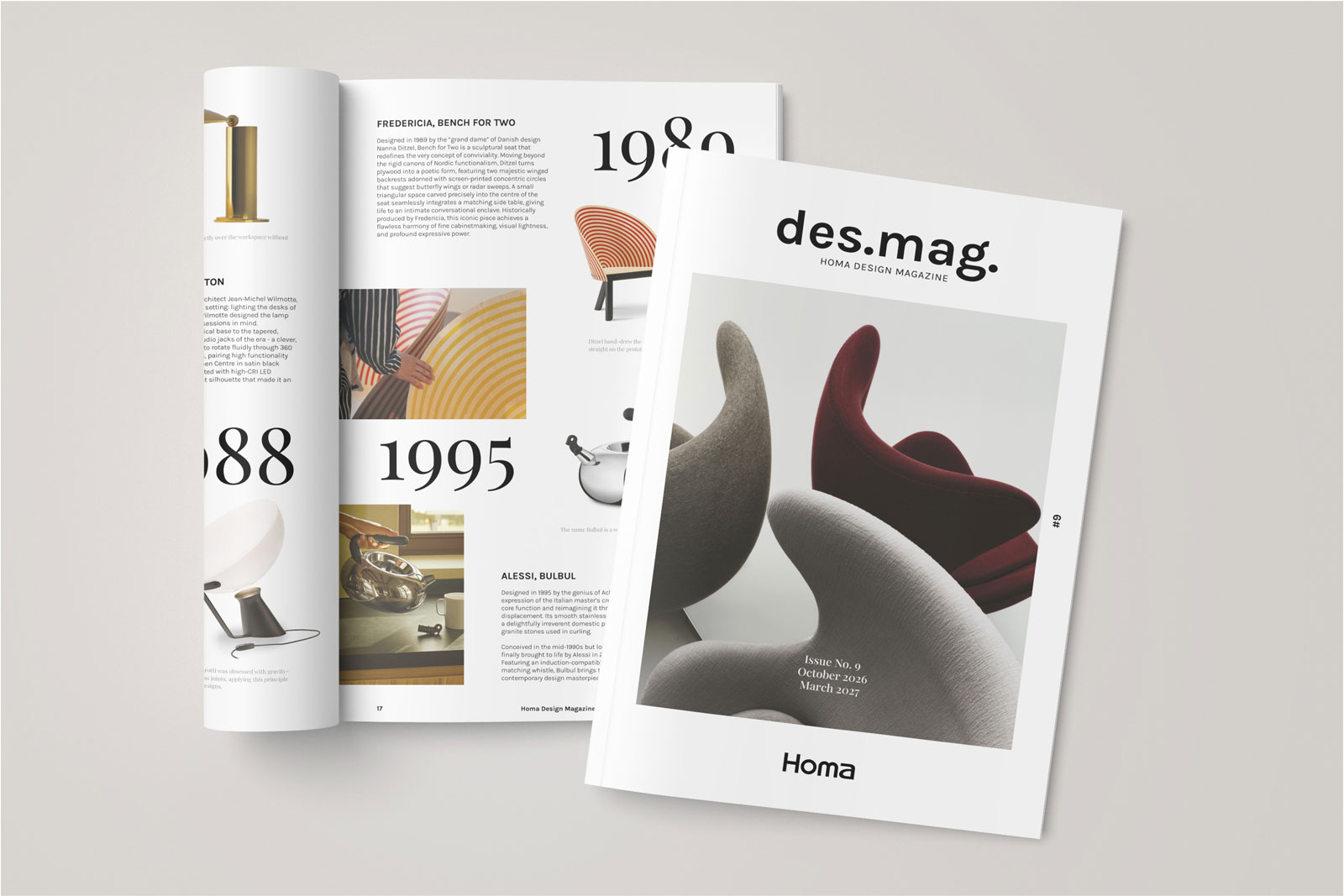 Homa Design Magazine — Design Archive
